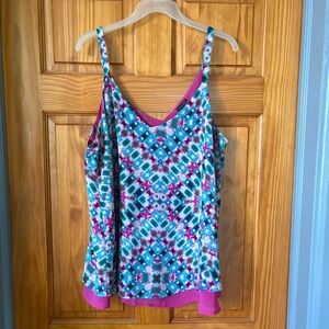 Torrid Vibrant Multicolor Patterned Women's Top